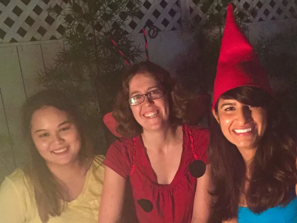  2018 Cynthia Shu, Courtney Young and Maya halloween 