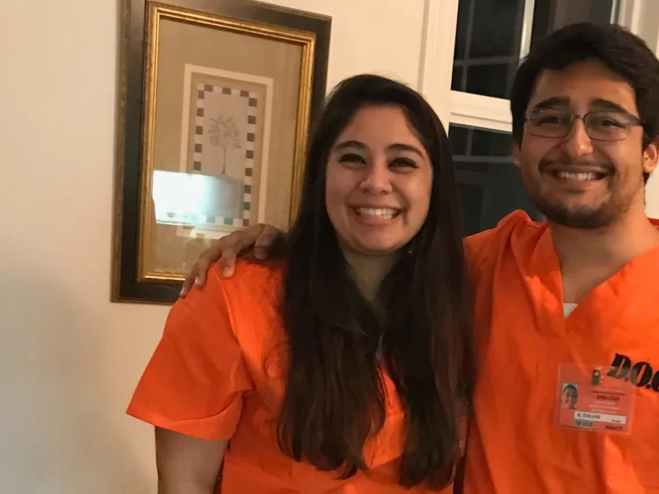  2018 Michael Emami and Jessica halloween