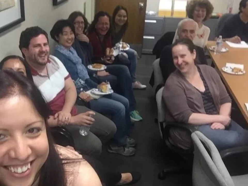 group shot Joana defense